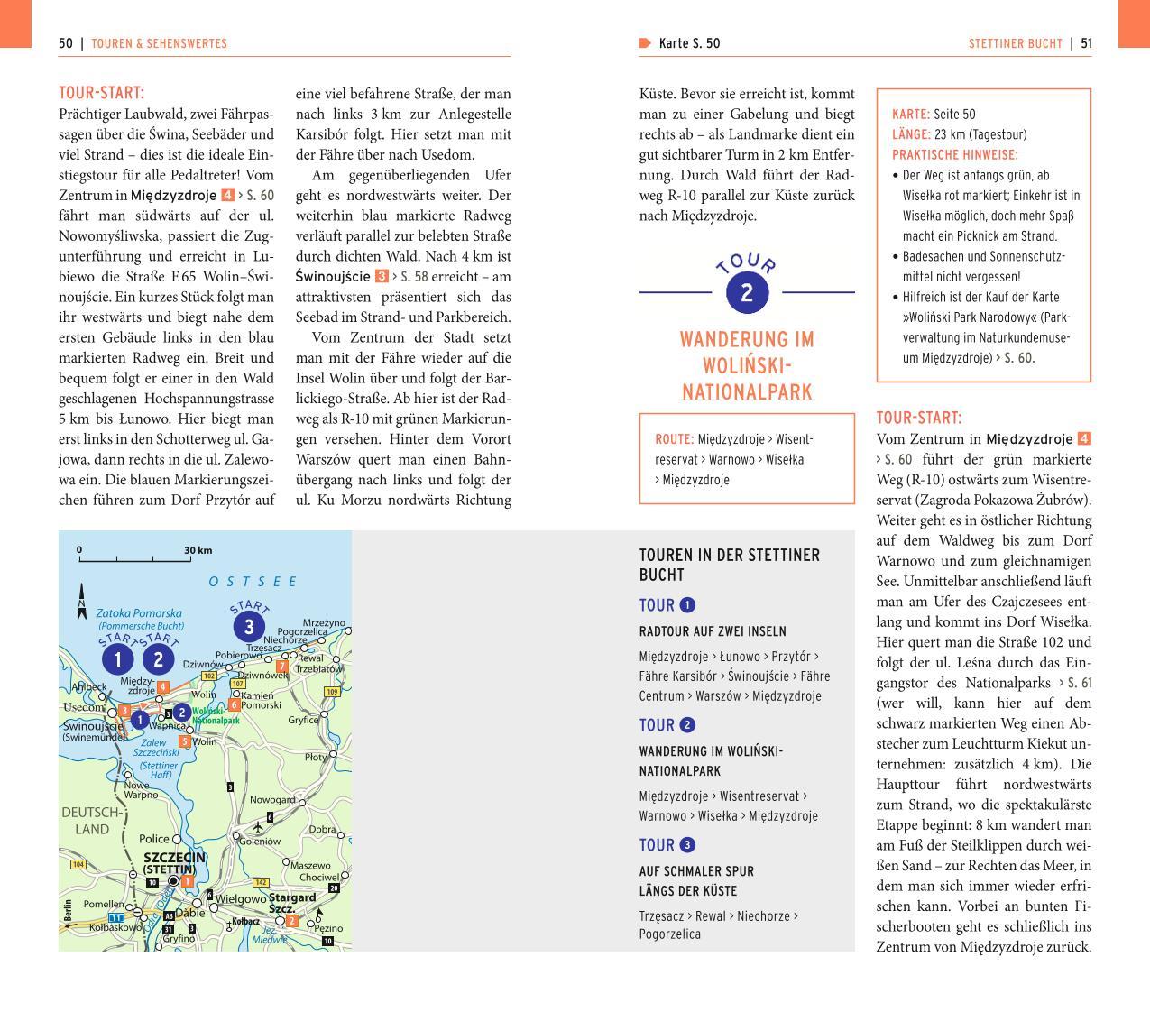Beispielinhalt (Bild) POLYGLOTT on tour Reiseführer Polnische Ostseeküste/Danzig