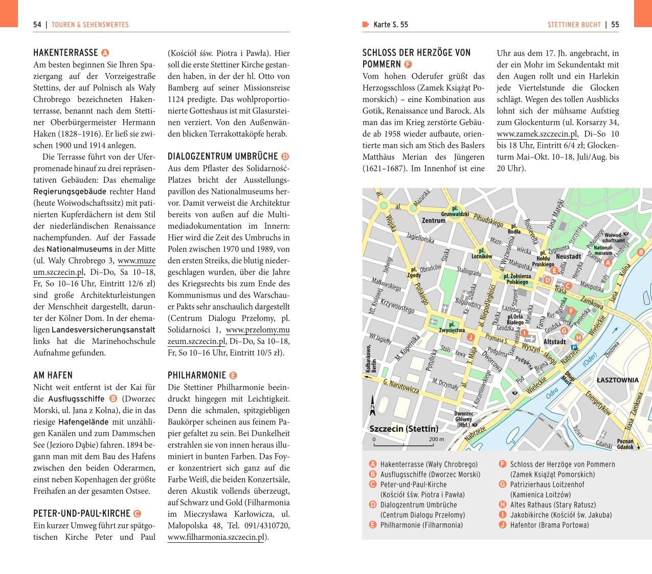 Beispielinhalt (Bild) POLYGLOTT on tour Reiseführer Polnische Ostseeküste/Danzig