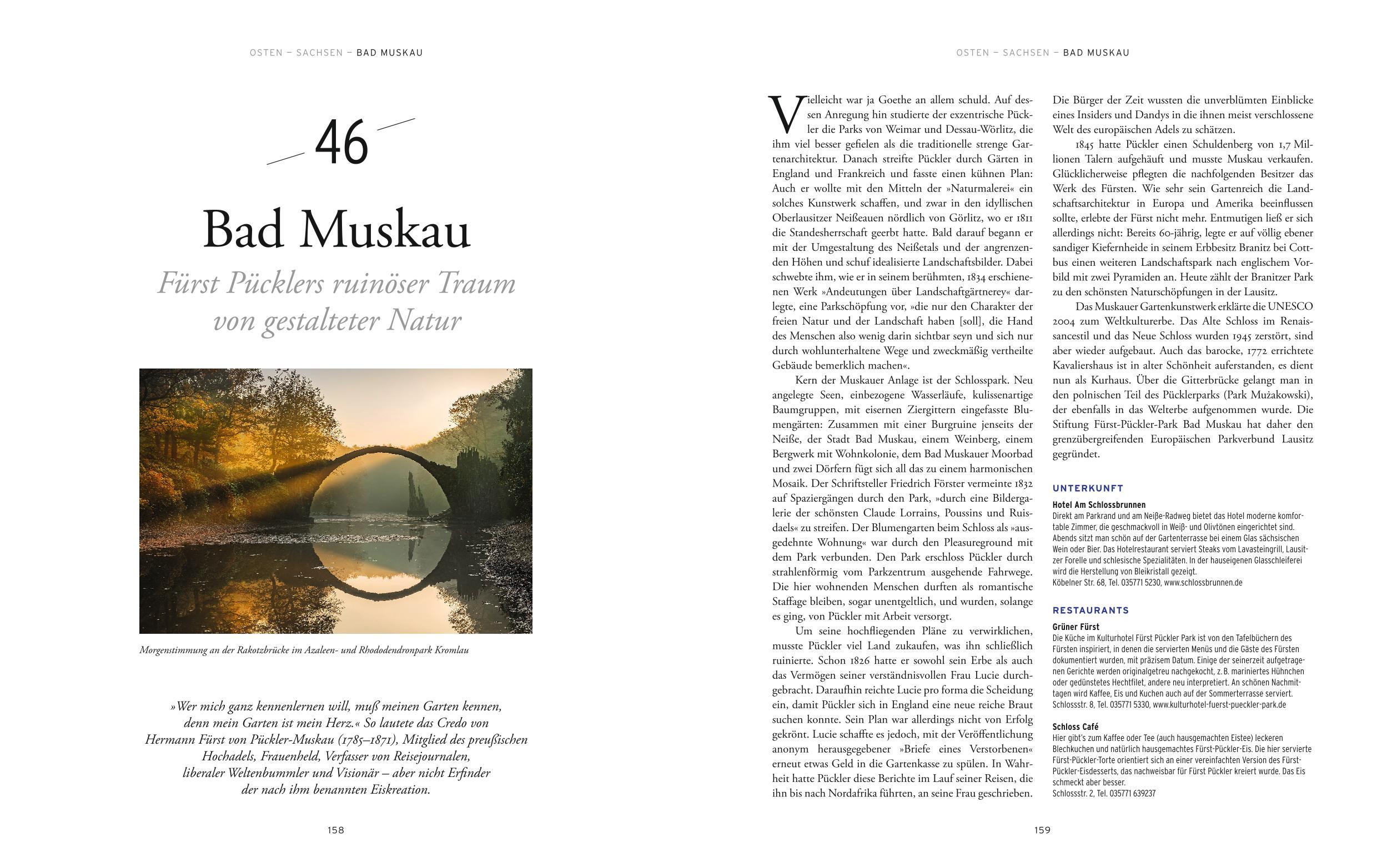 Beispielinhalt (Bild) Eine Reise durch Deutschland in 100 ungewöhnlichen Bildern und Geschichten