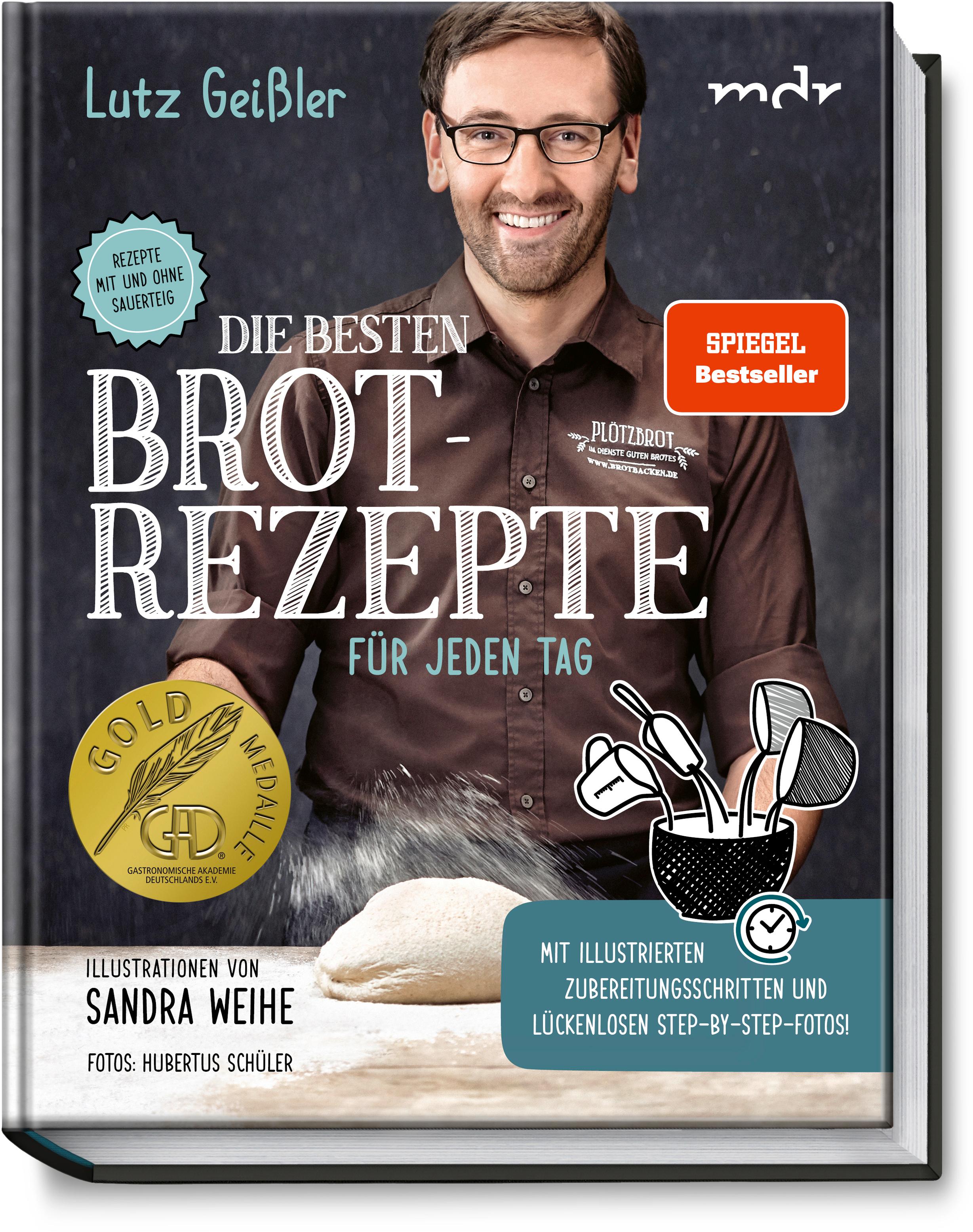 Vorderes Coverbild Die besten Brotrezepte für jeden Tag