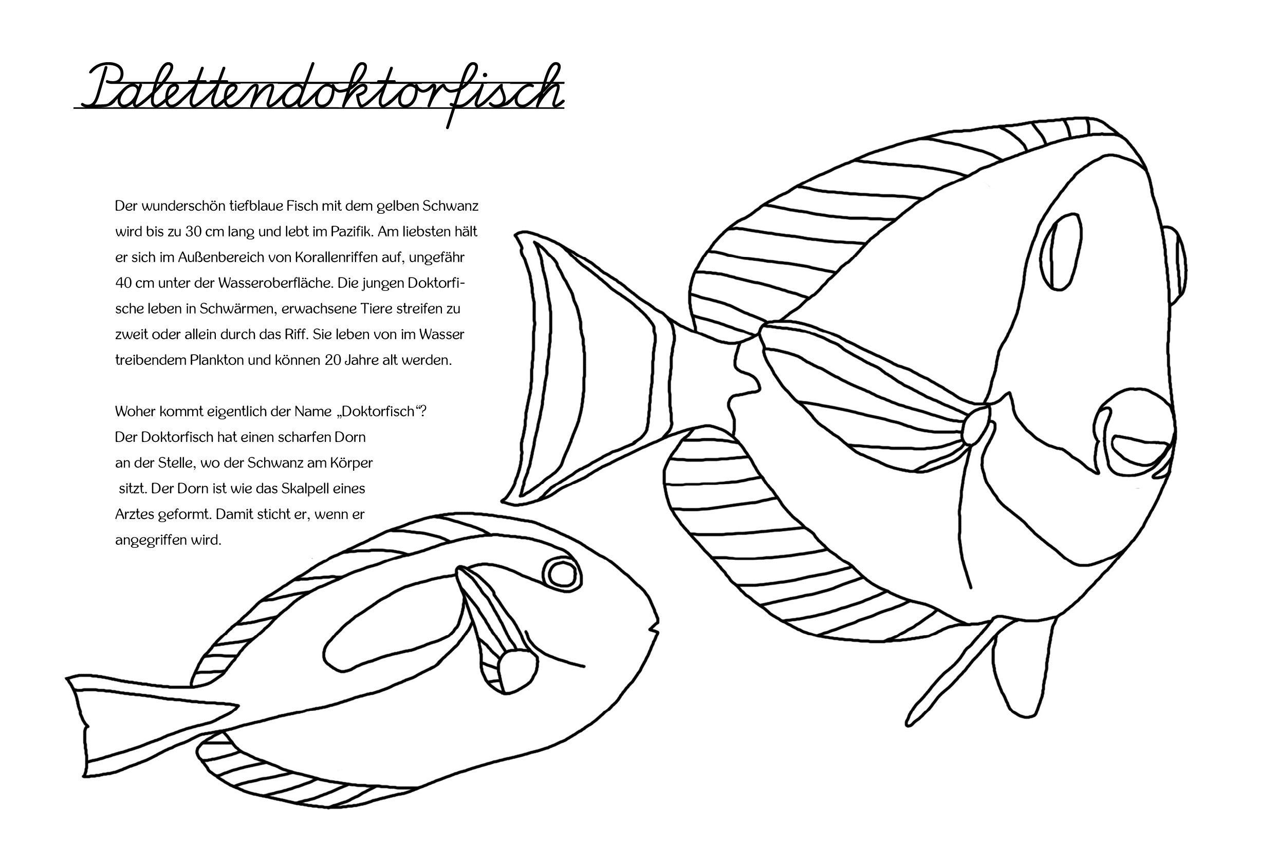 Beispielinhalt (Bild) Mein Unter Wasser Malbuch