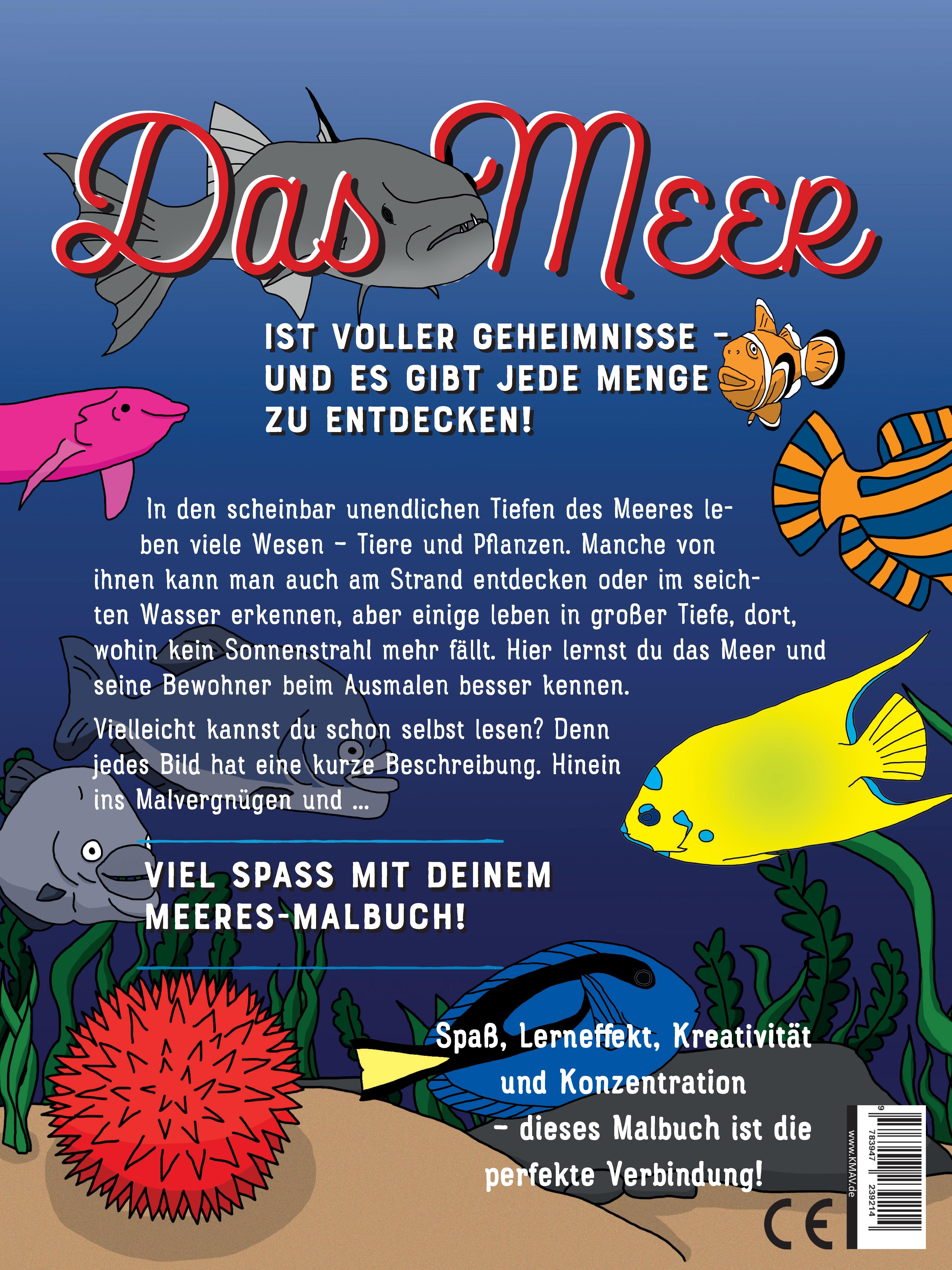 Rückseitencover Mein Unter Wasser Malbuch