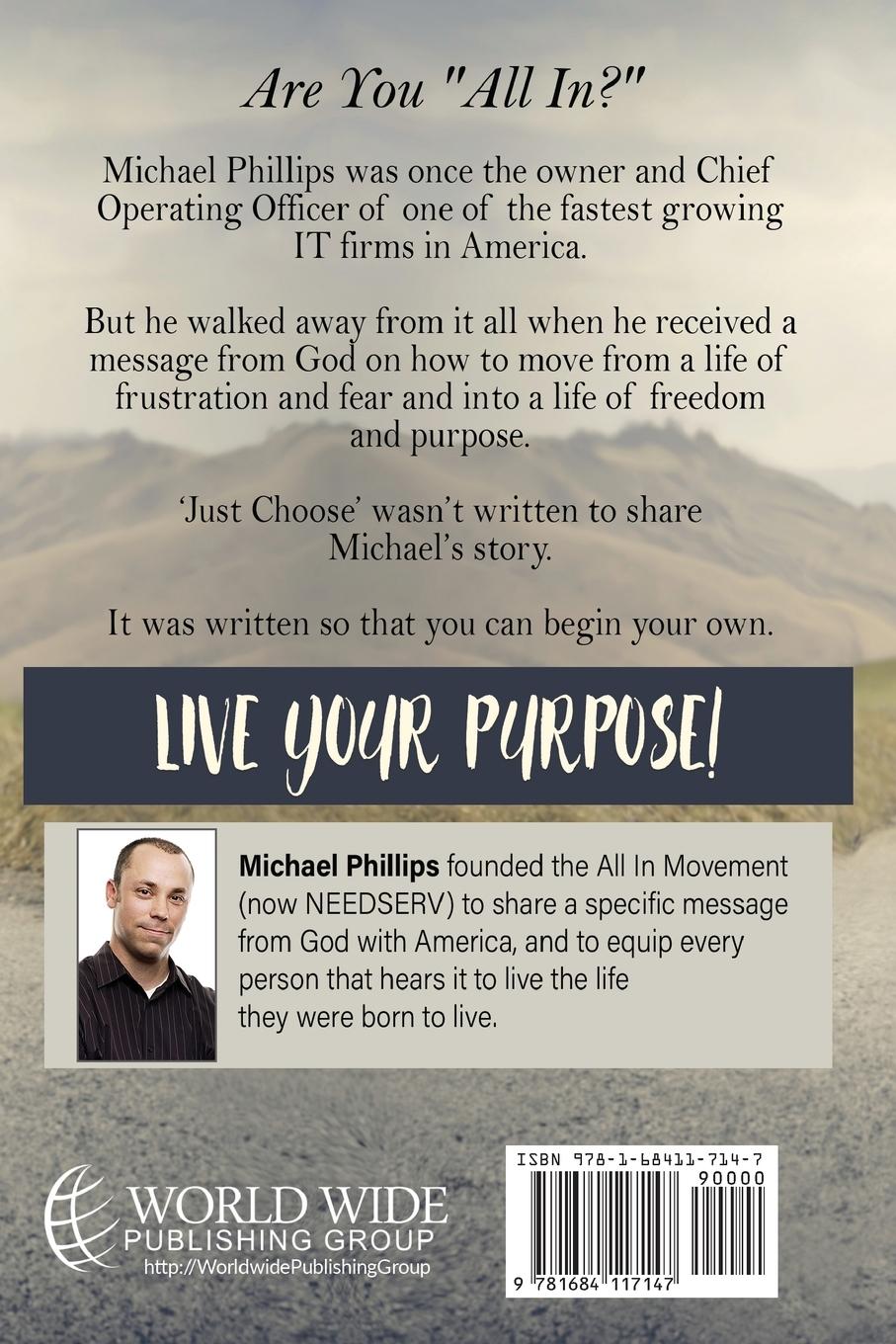 Rückseitencover Just Choose