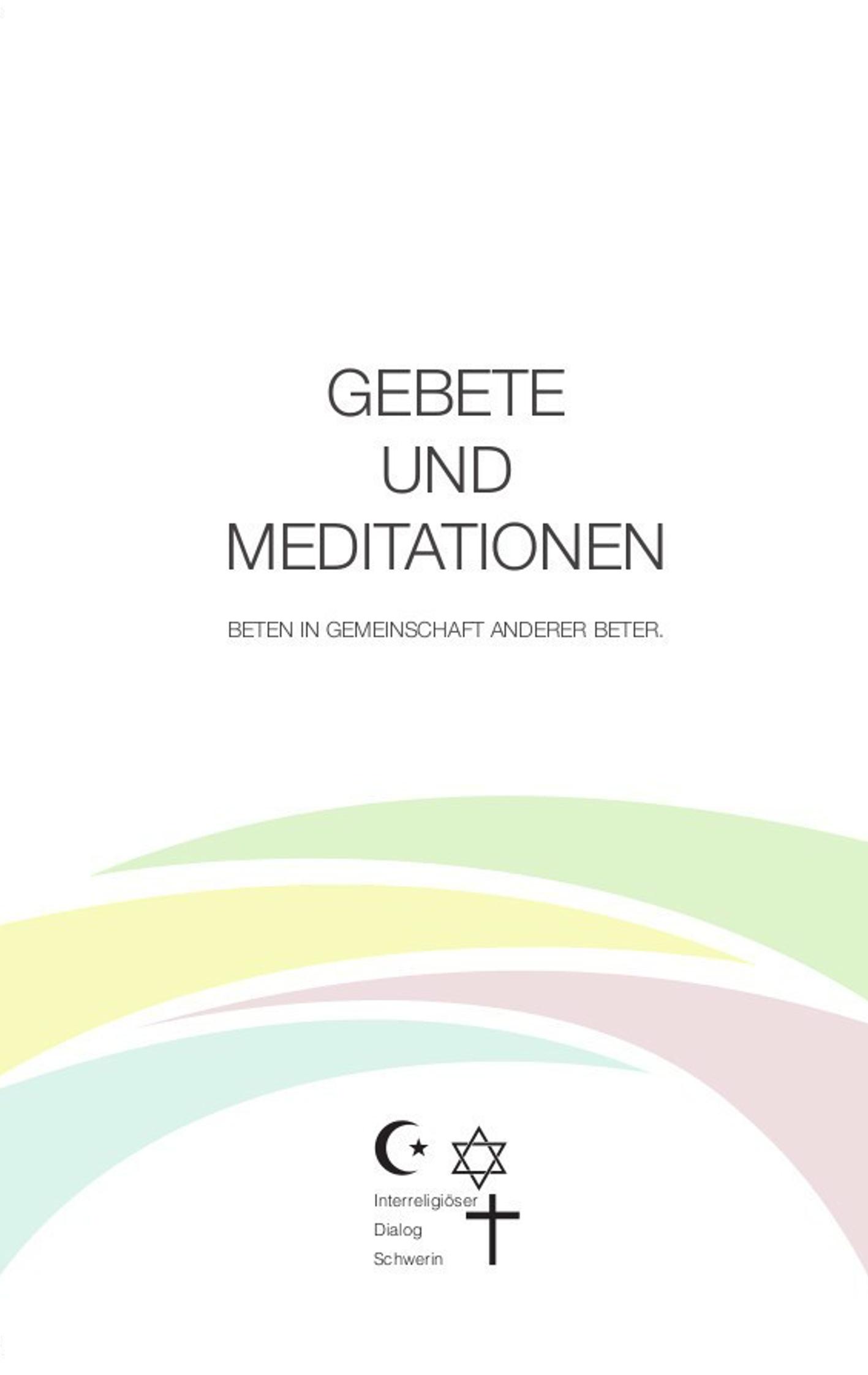 Vorderes Coverbild Gebete und Meditationen