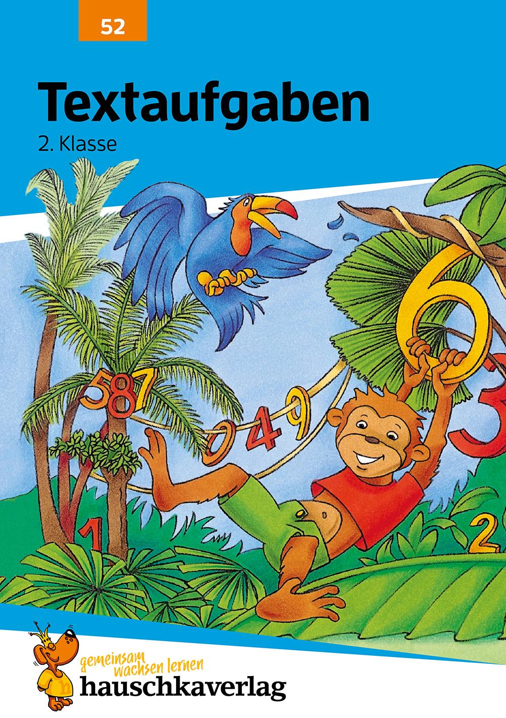 Vorderes Coverbild Textaufgaben 2. Klasse