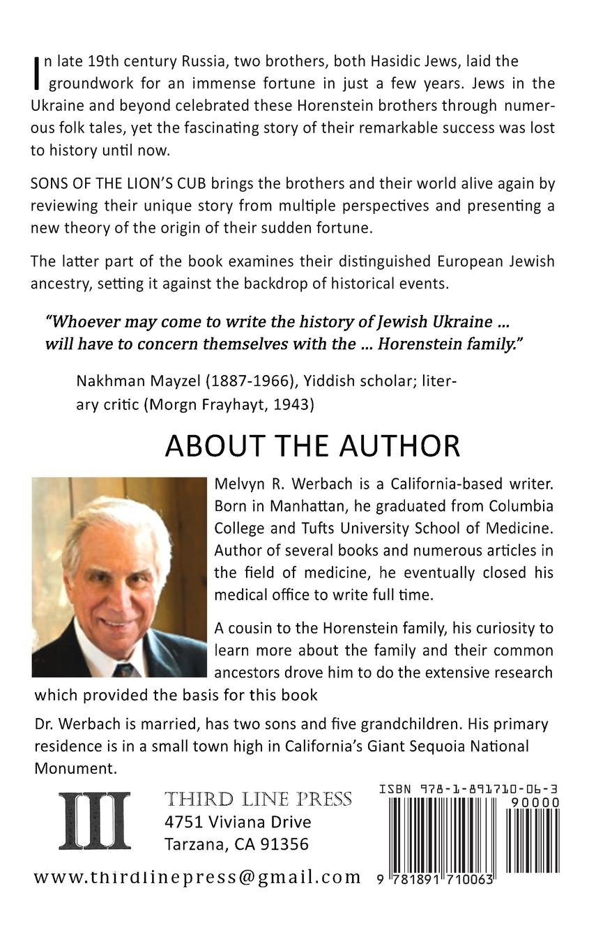 Rückseitencover Sons of the Lion's Cub