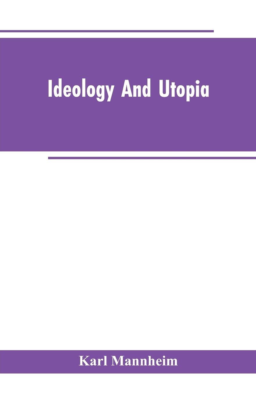 Vorderes Coverbild Ideology And Utopia