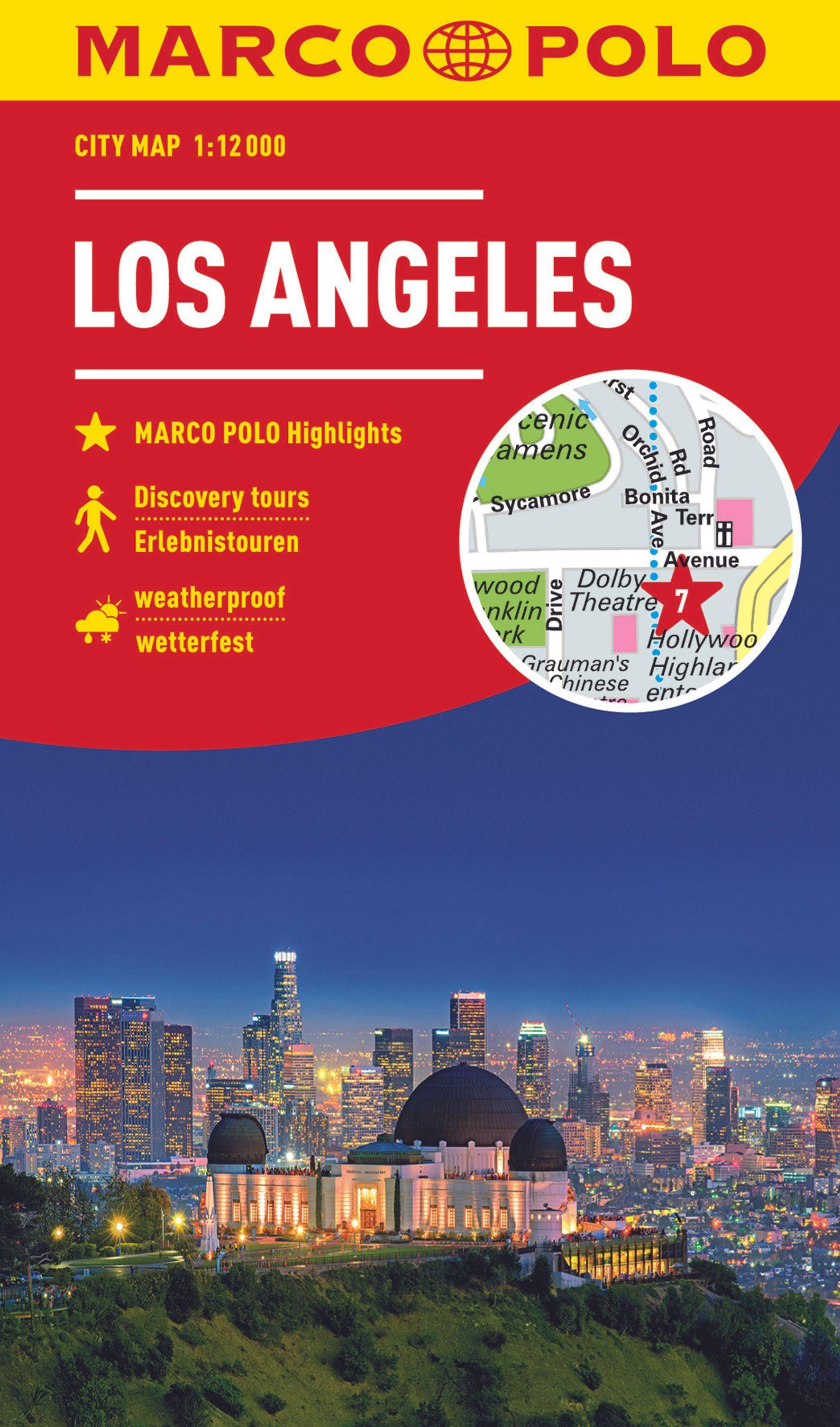 Vorderes Coverbild MARCO POLO Cityplan Los Angeles 1:12 000