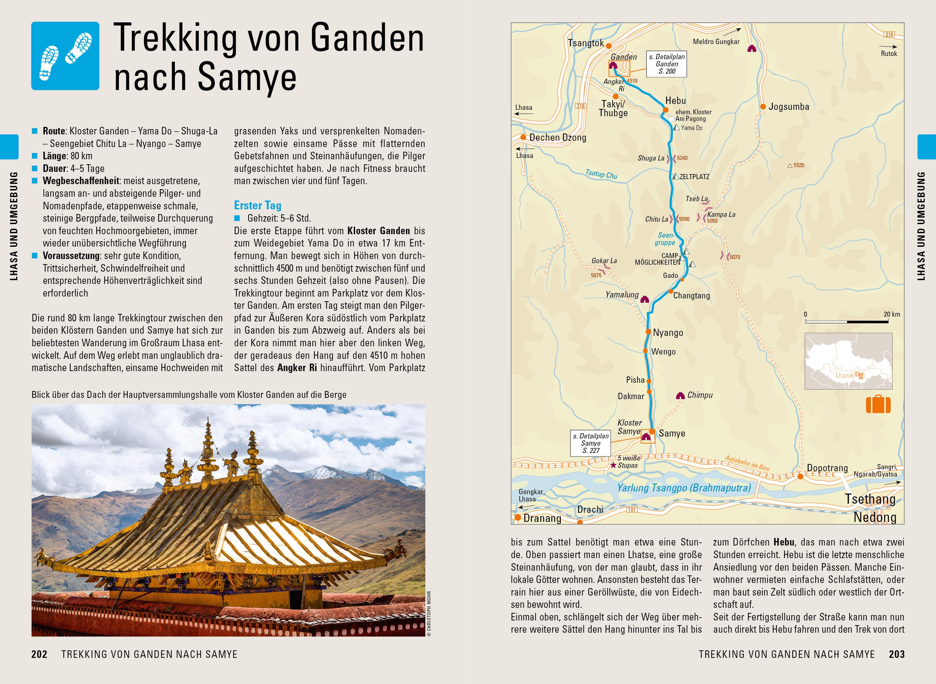 Beispielinhalt (Bild) Stefan Loose Reiseführer Tibet