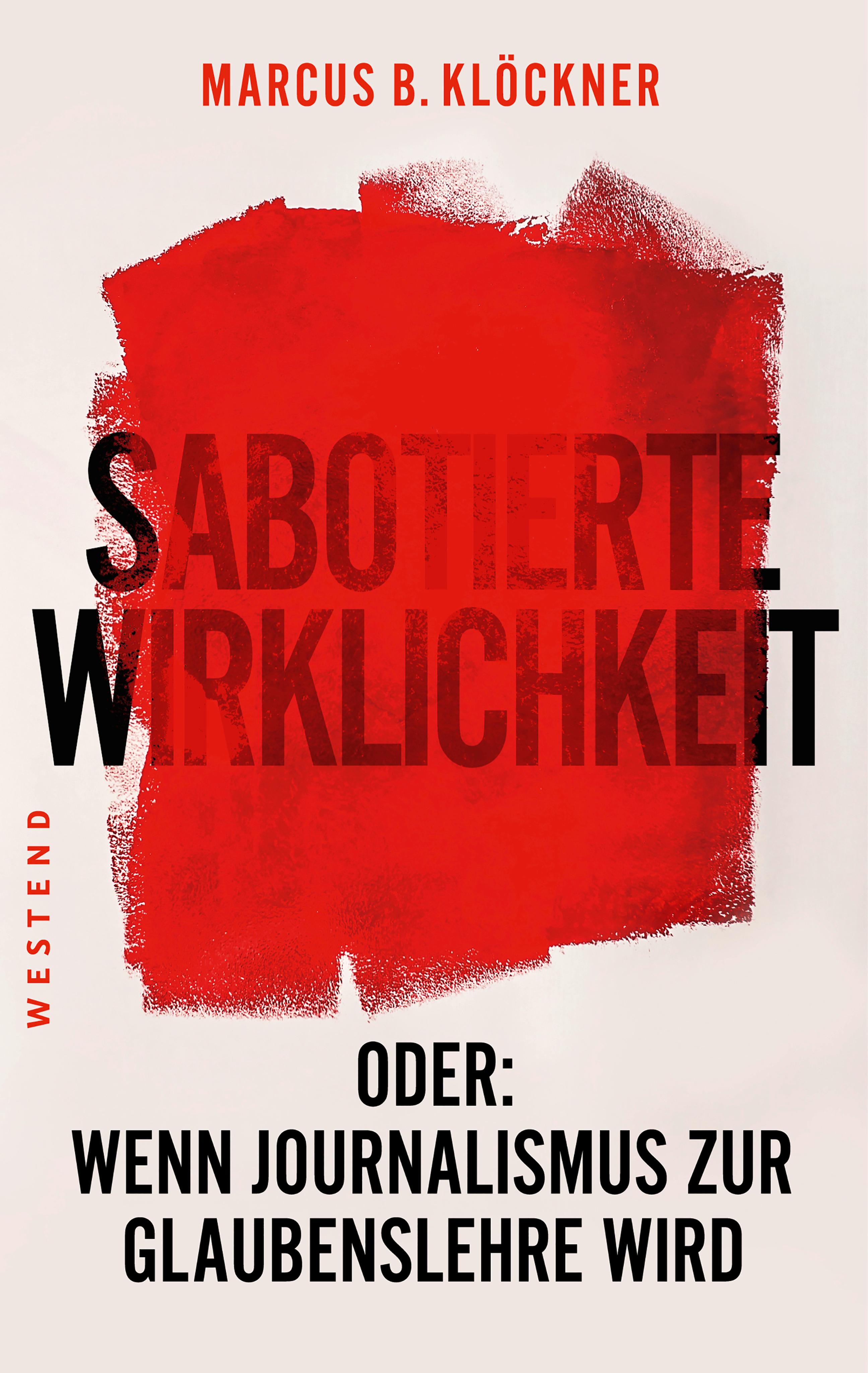 Vorderes Coverbild Sabotierte Wirklichkeit