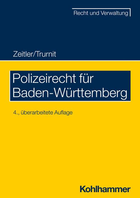 Vorderes Coverbild Polizeirecht für Baden-Württemberg