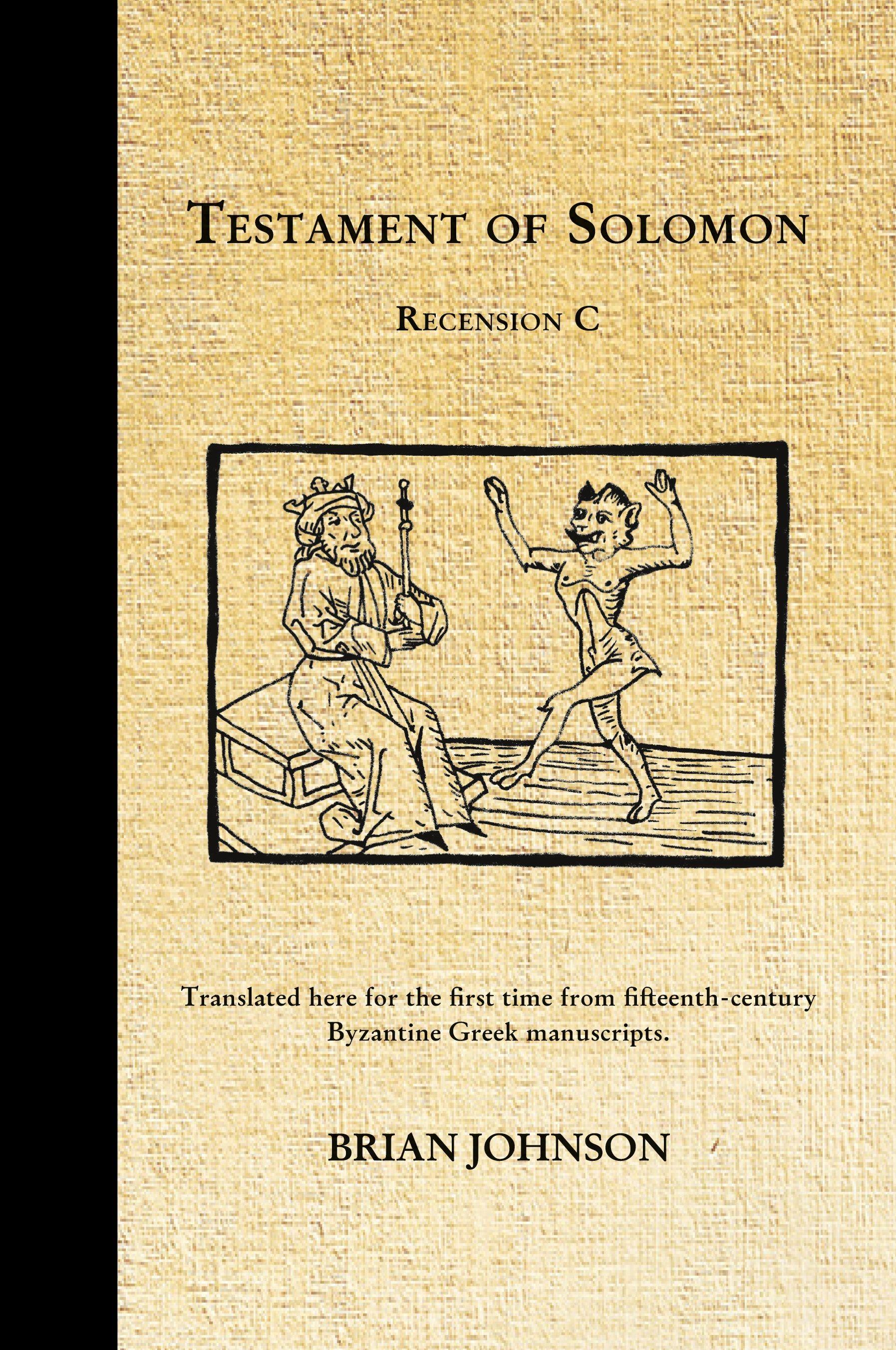 Vorderes Coverbild The Testament of Solomon