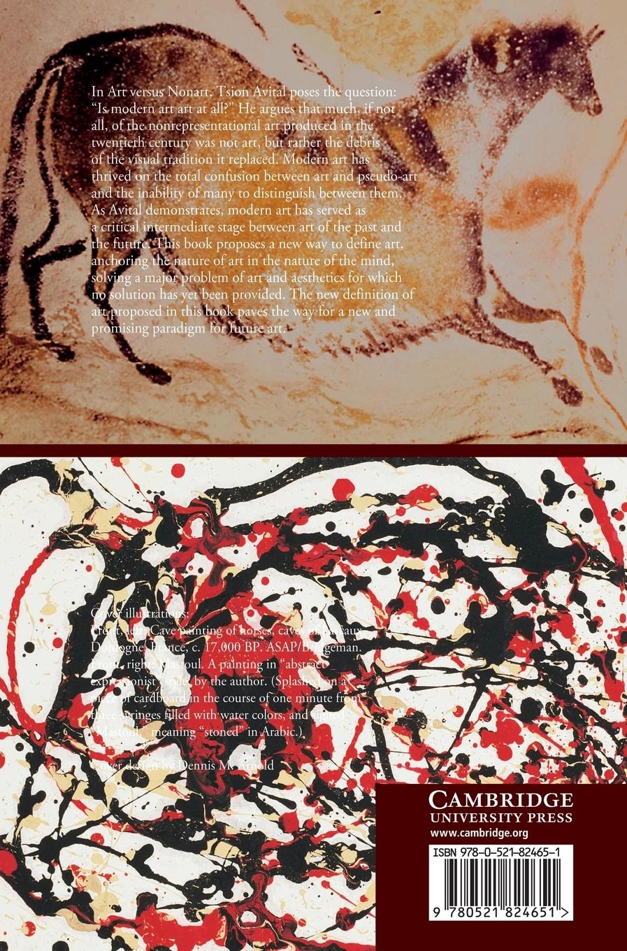 Rückseitencover Art Versus Nonart