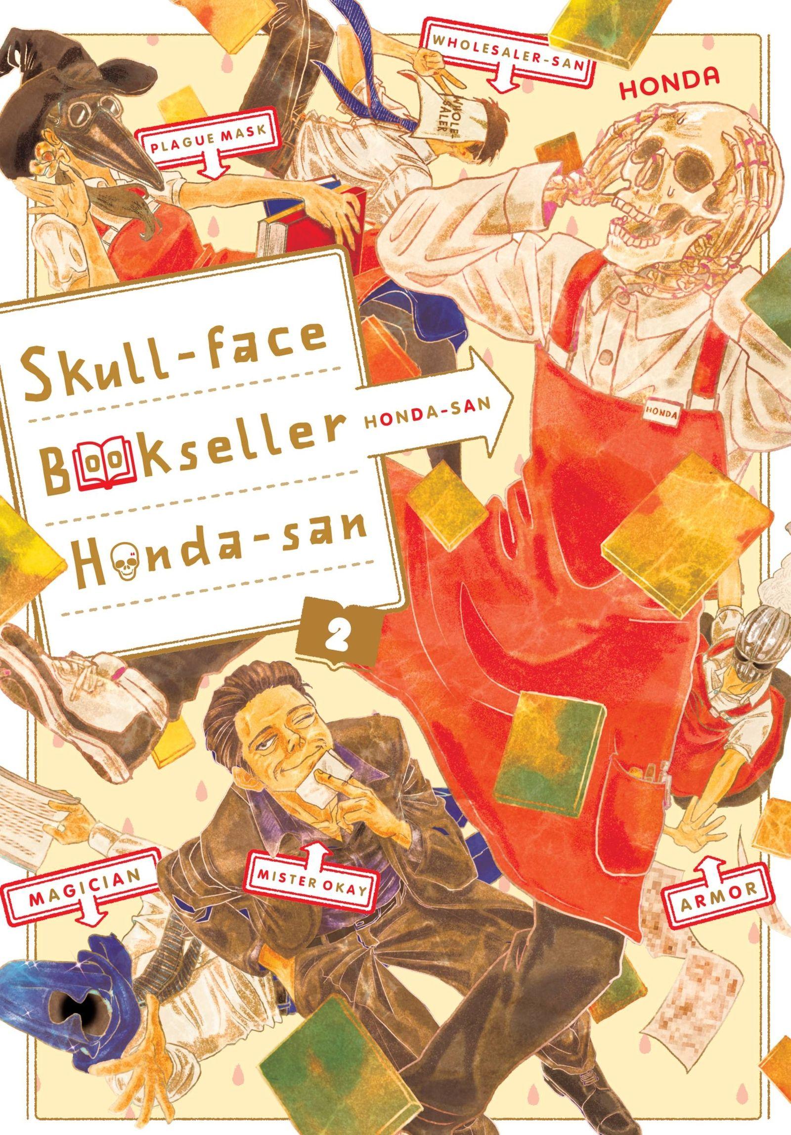 Vorderes Coverbild Skull-Face Bookseller Honda-San, Vol. 2