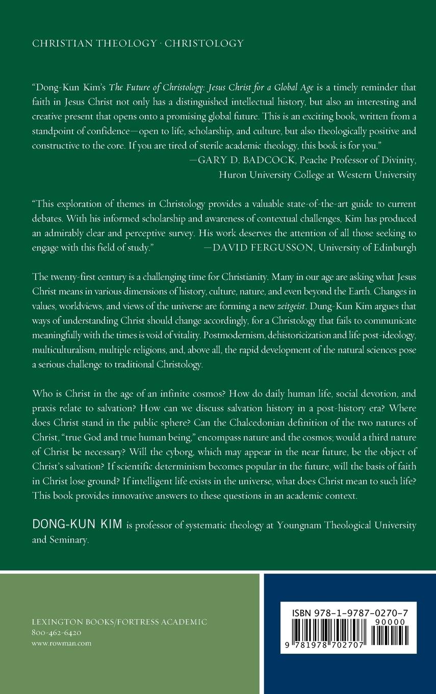 Rückseitencover Future of Christology