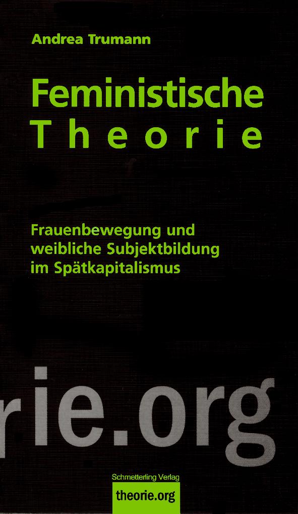 Vorderes Coverbild Feministische Theorie