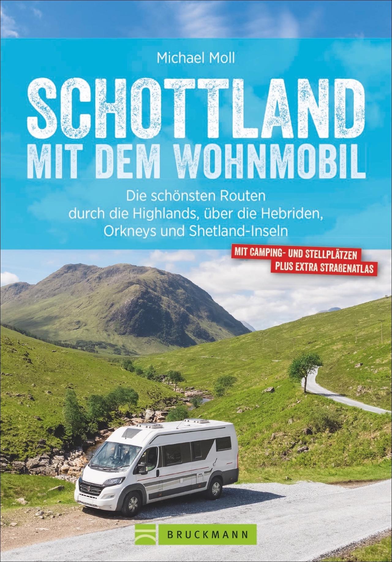 Vorderes Coverbild Schottland mit dem Wohnmobil