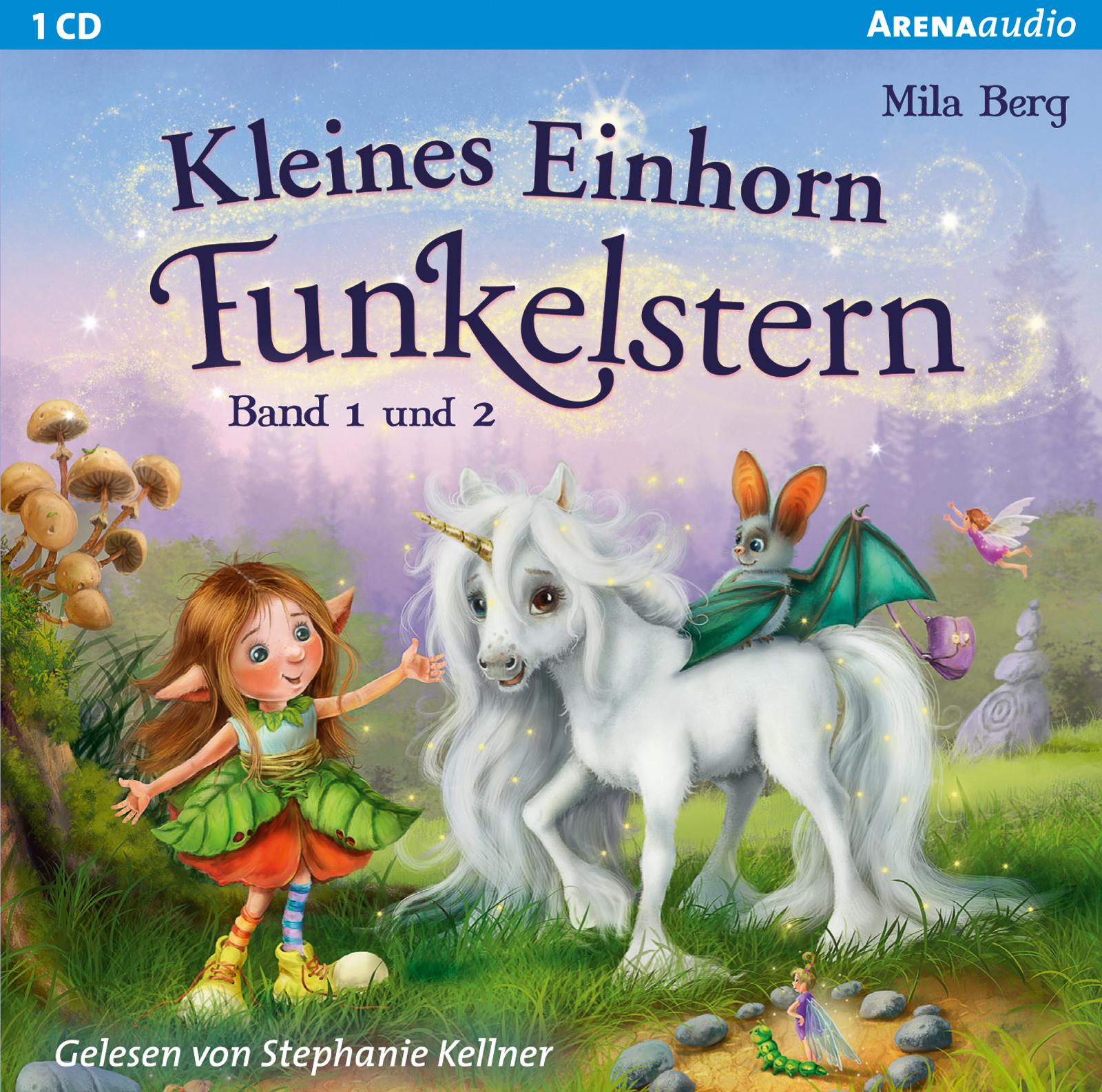 Vorderes Coverbild Kleines Einhorn Funkelstern (Band 1 und 2)