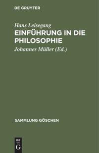 Vorderes Coverbild Einführung in die Philosophie