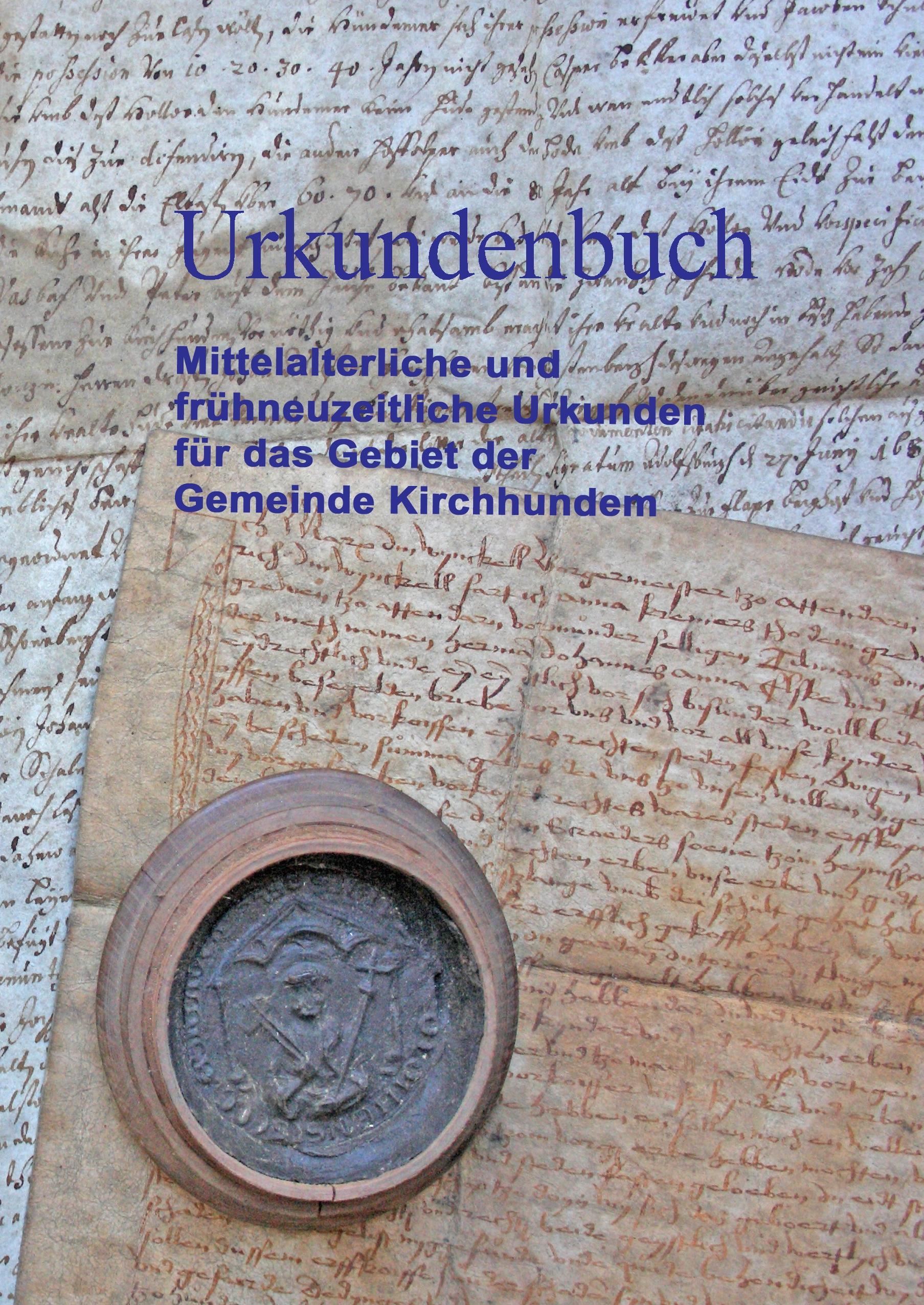Vorderes Coverbild Urkundenbuch