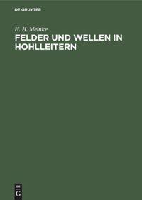Vorderes Coverbild Felder und Wellen in Hohlleitern