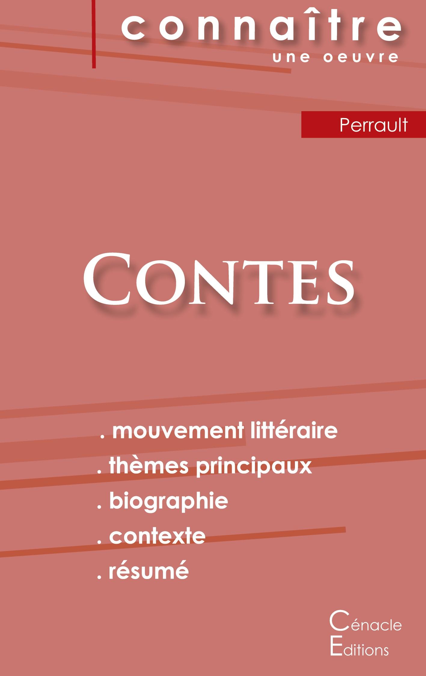 Vorderes Coverbild Fiche de lecture Contes de Charles Perrault (Analyse littéraire de référence et résumé complet)