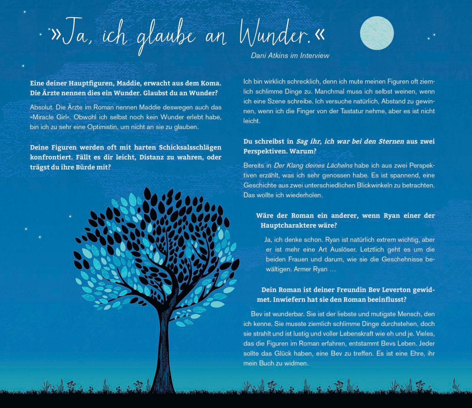 Beispielinhalt (Bild) Sag ihr, ich war bei den Sternen