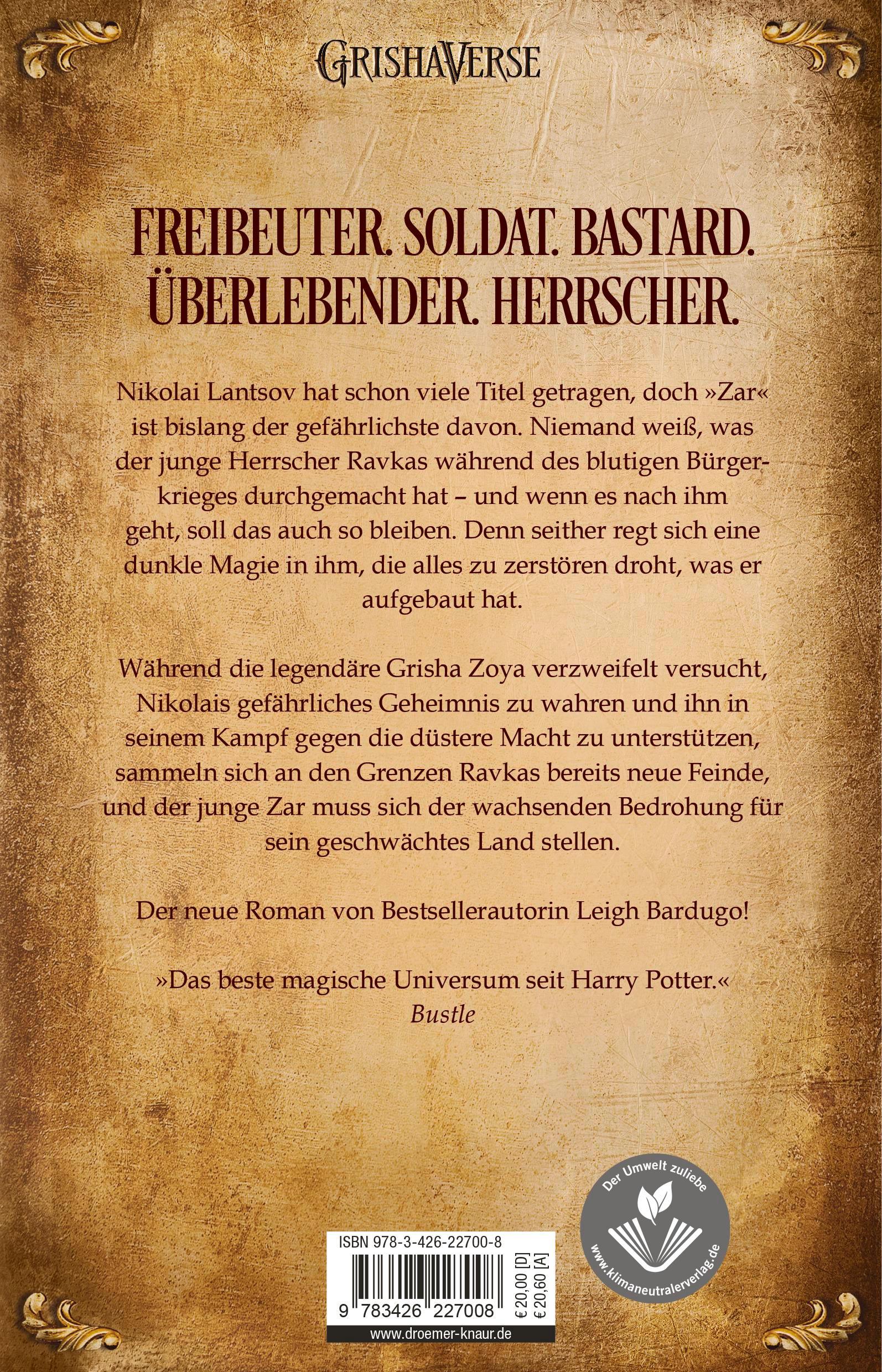 Rückseitencover King of Scars