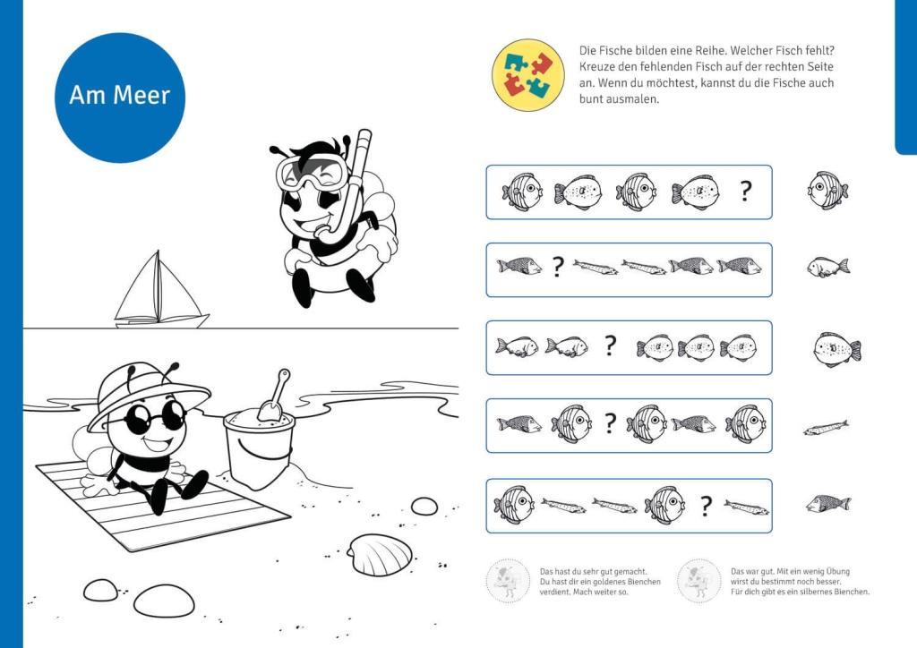Beispielinhalt (Bild) Picu Vorschulbuch 1