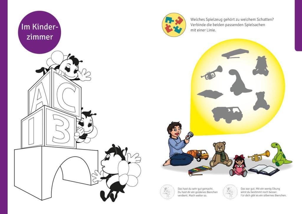 Beispielinhalt (Bild) Picu Vorschulbuch 1