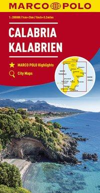 Vorderes Coverbild MARCO POLO Karte Italien 13. Kalabrien 1:200 000
