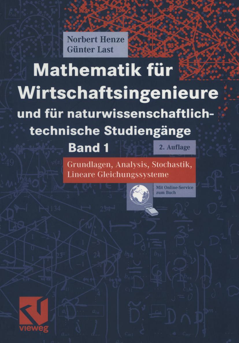 Vorderes Coverbild Mathematik für Wirtschaftsingenieure und für naturwissenschaftlich-technische Studiengänge