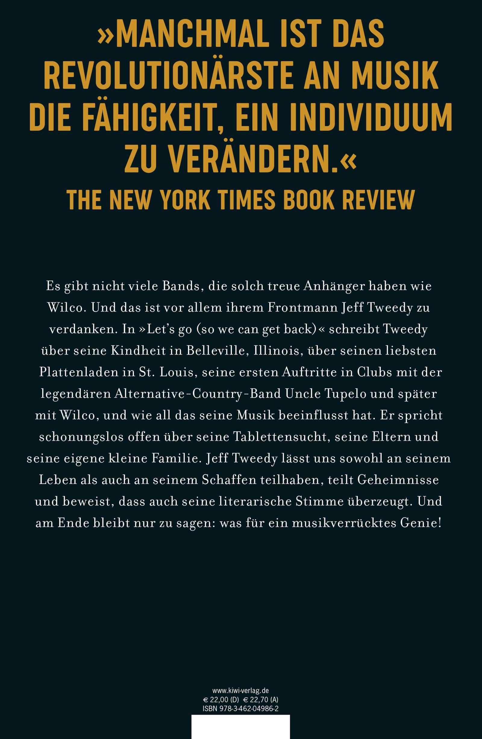 Rückseitencover Let's Go (So We Can Get Back)