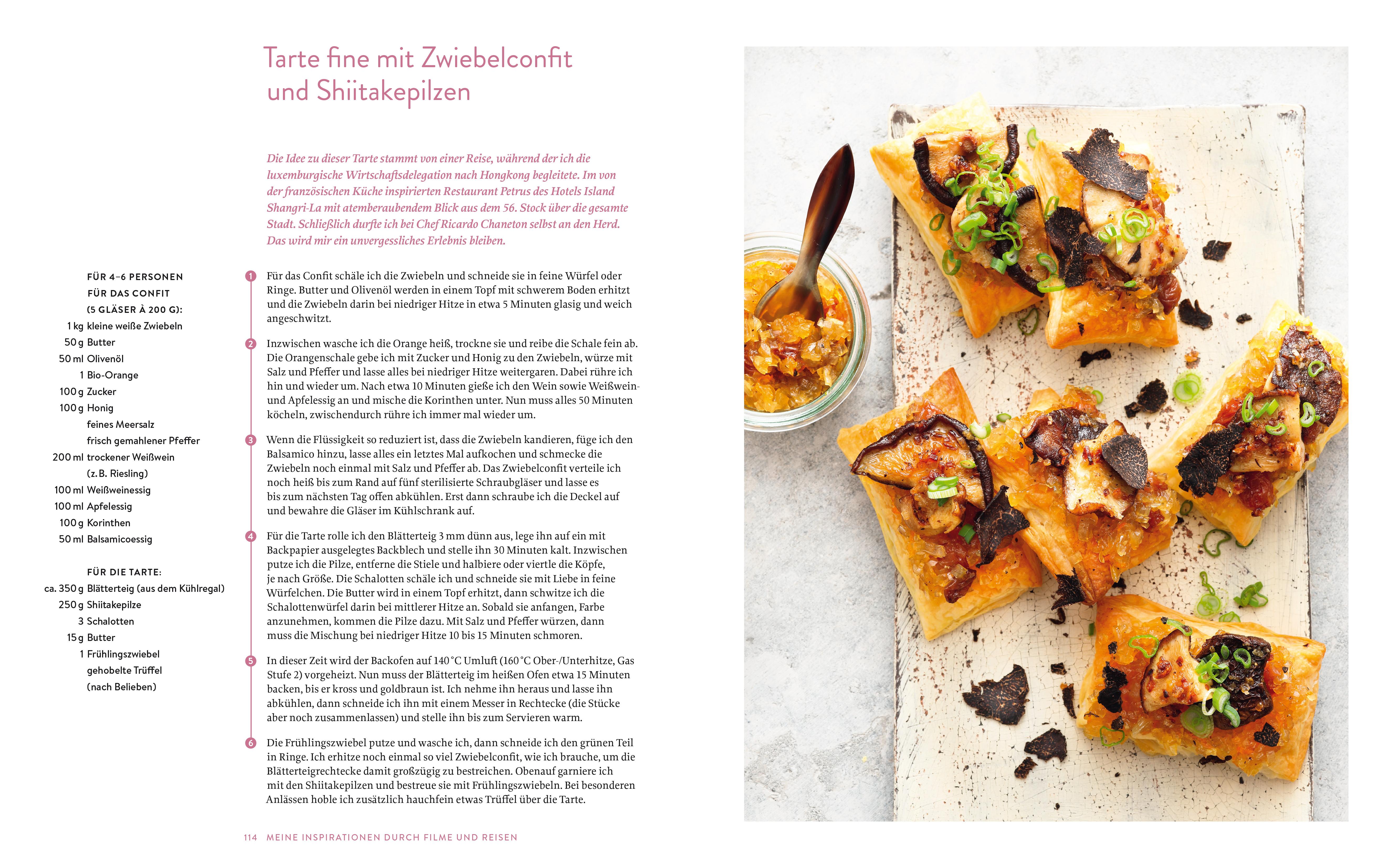 Beispielinhalt (Bild) Mein Leben, meine Rezepte