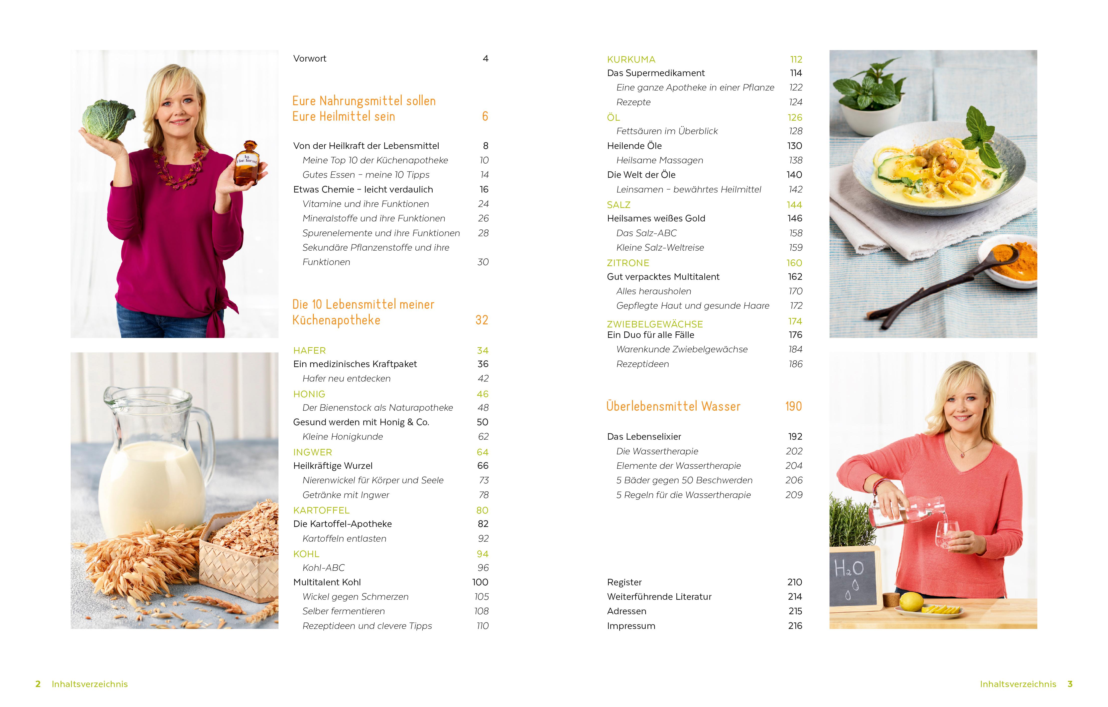 Beispielinhalt (Bild) Heilen mit Lebensmitteln: Meine Top 10 gegen 100 Krankheiten