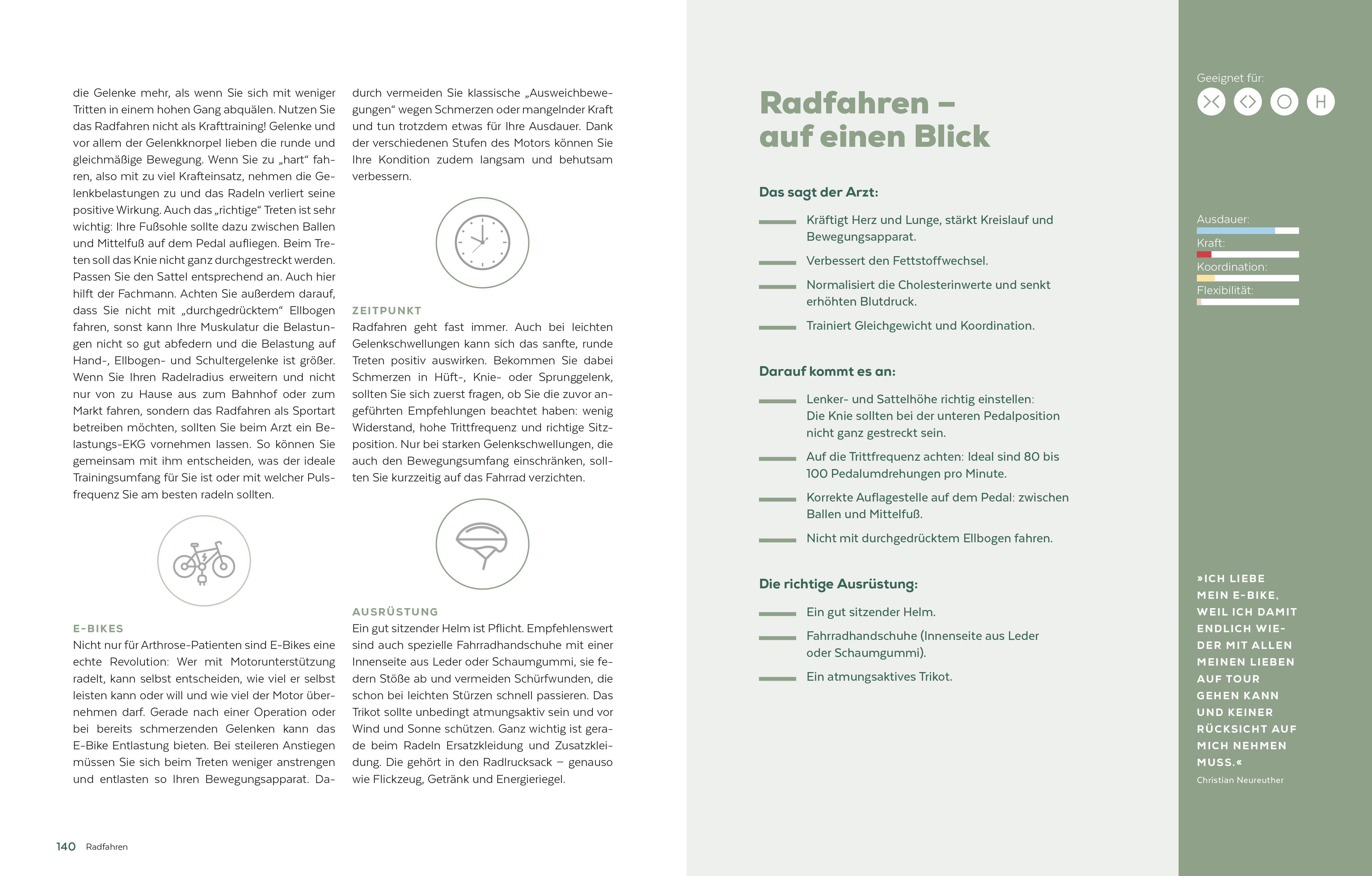 Beispielinhalt (Bild) Never give up