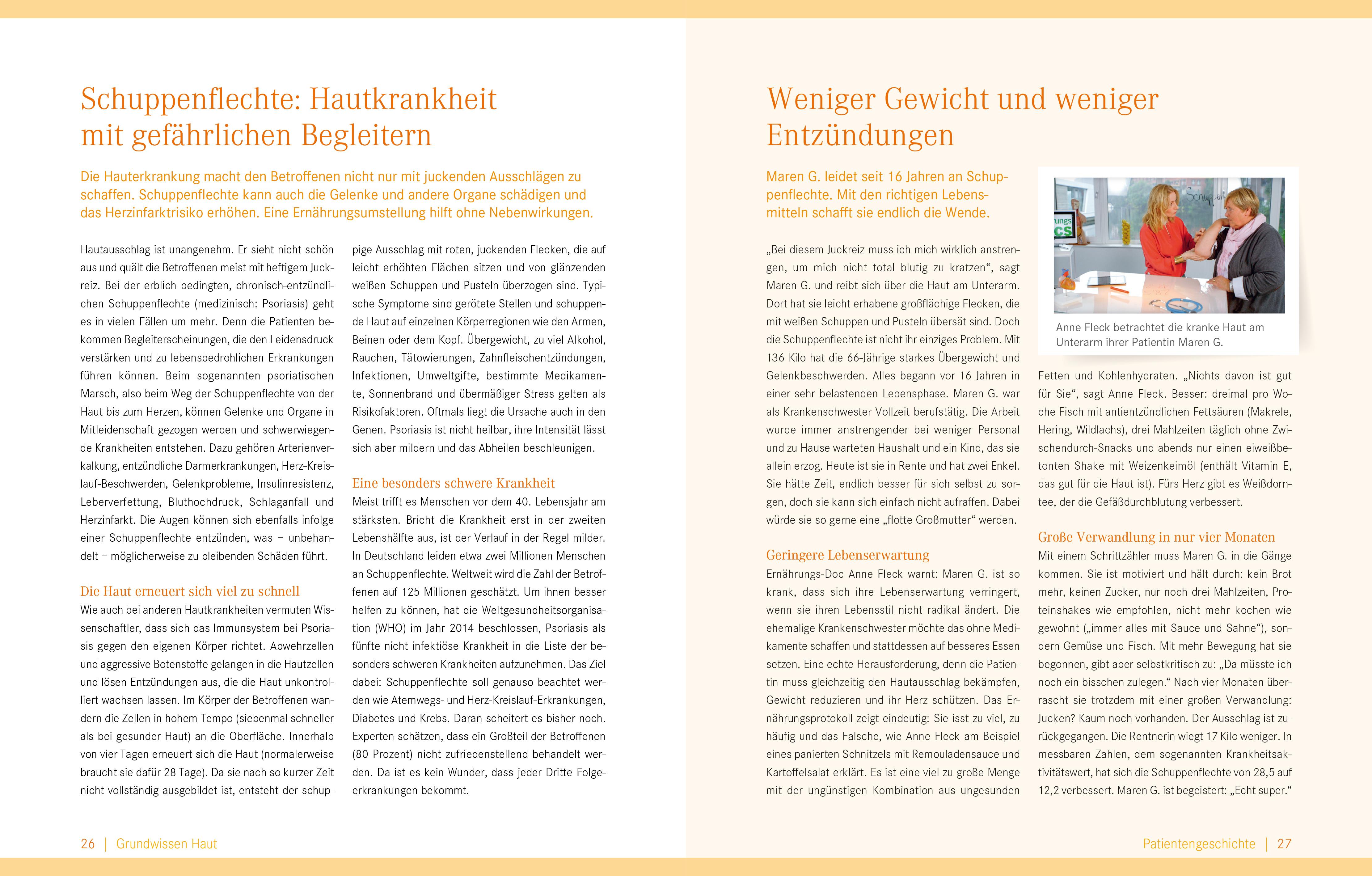 Beispielinhalt (Bild) Die Ernährungs-Docs - Gesunde Haut