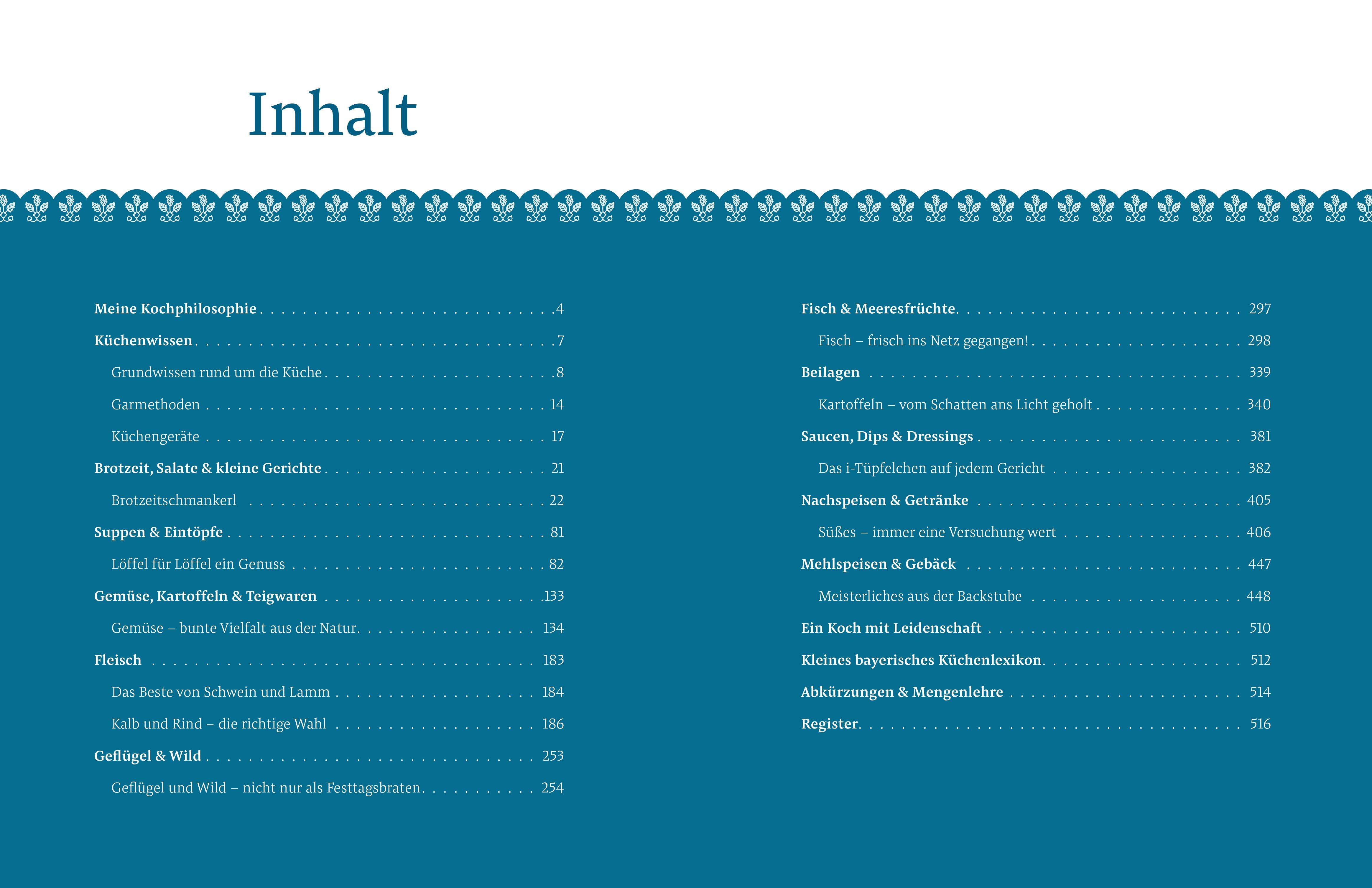 Beispielinhalt (Bild) Bayern - Das Kochbuch