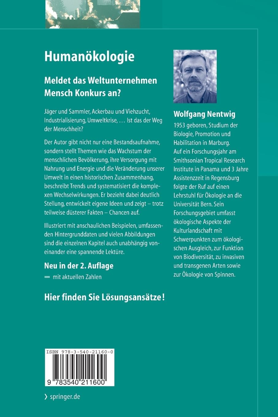 Rückseitencover Humanökologie