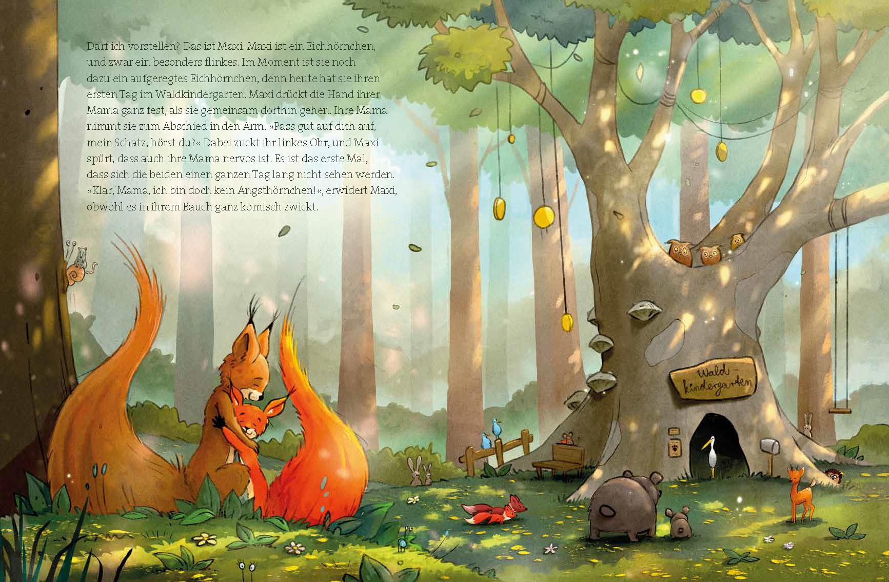 Beispielinhalt (Bild) Maxi ist doch kein Angsthörnchen!