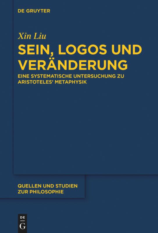 Vorderes Coverbild Sein, Logos und Veränderung