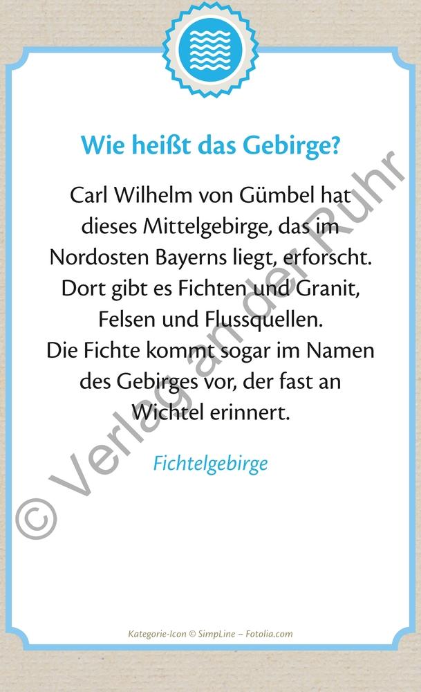 Beispielinhalt (Bild) Die große Deutschland-Quizbox für Senioren