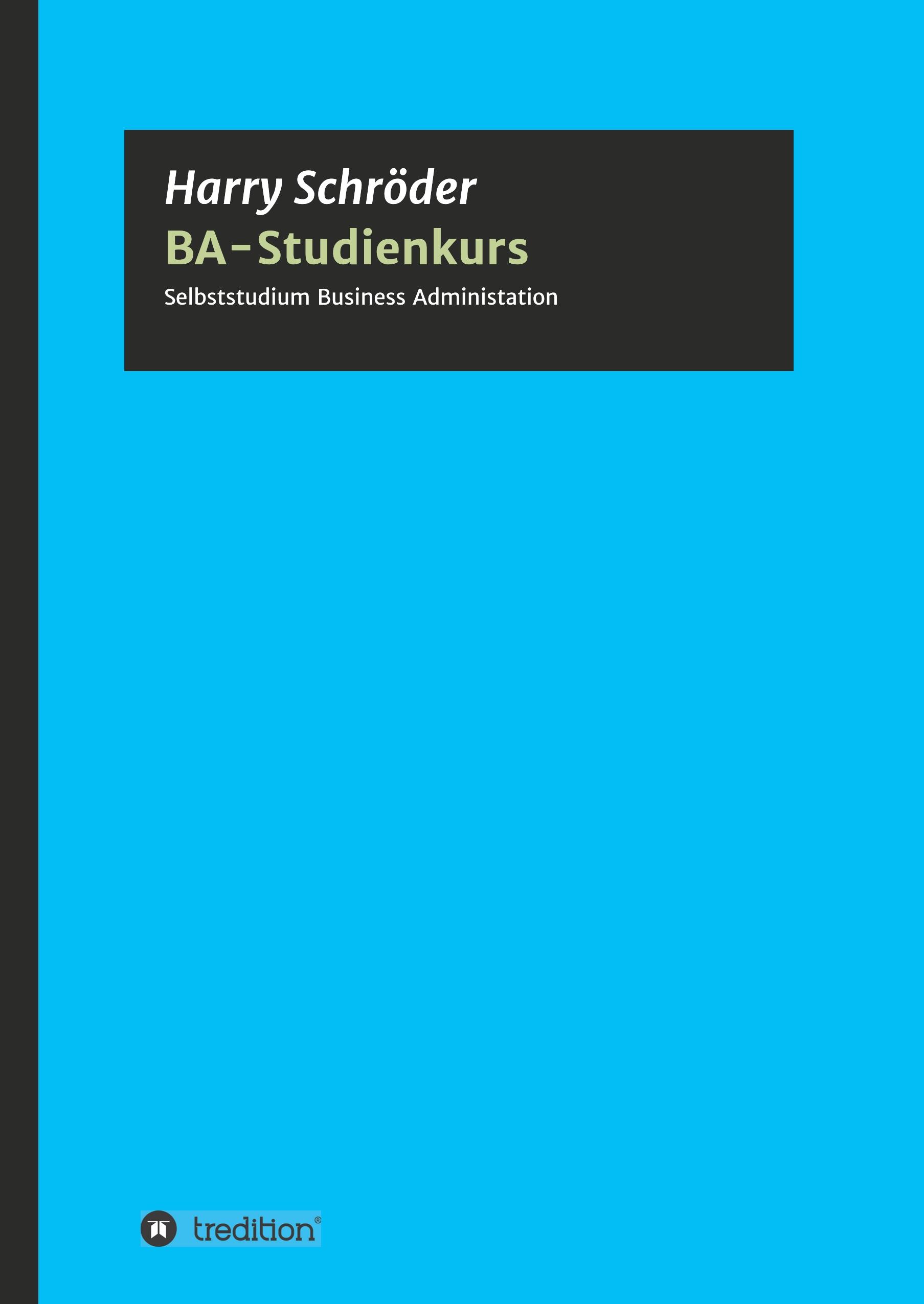 Vorderes Coverbild BA-Studienkurs