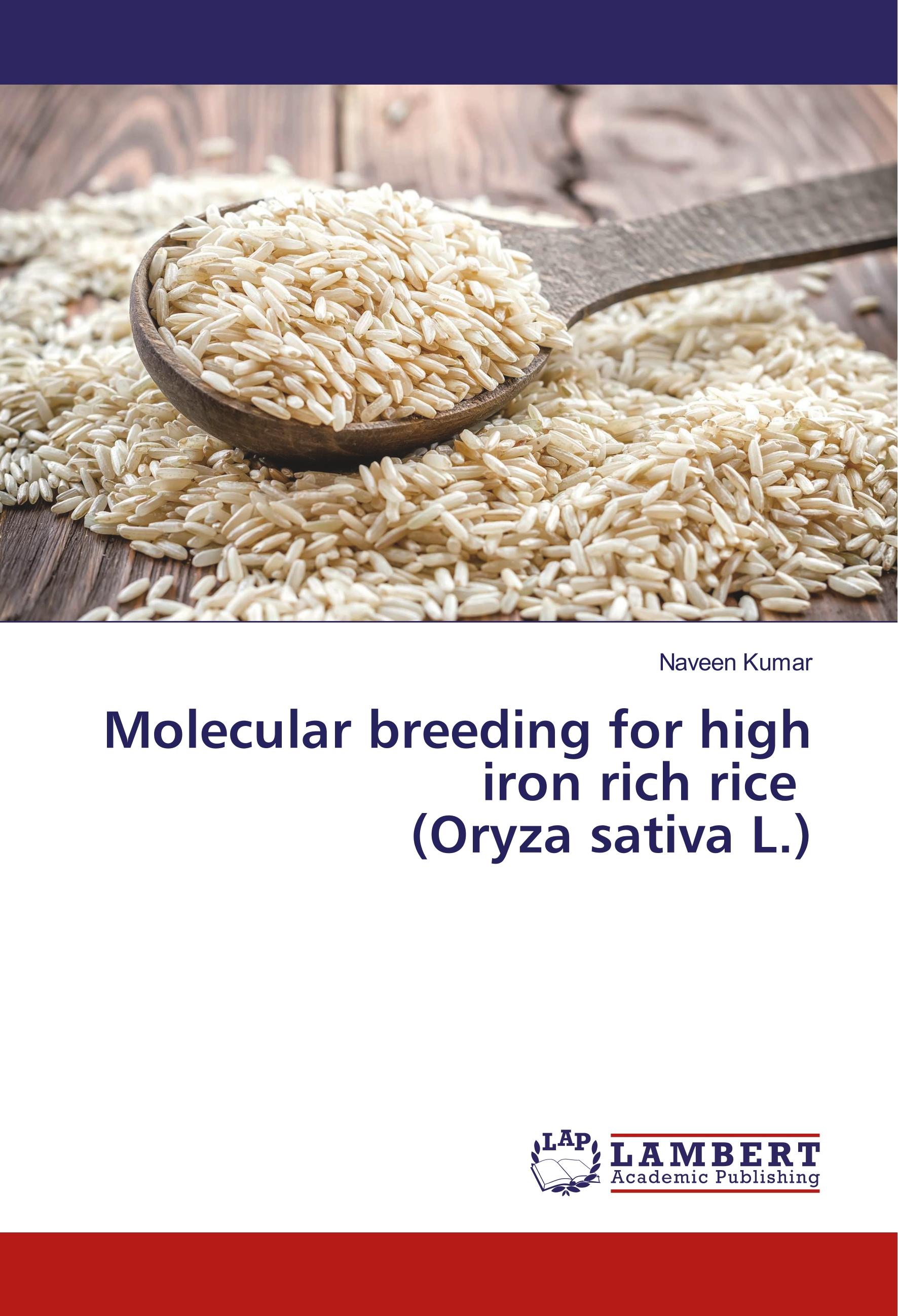 Vorderes Coverbild Molecular breeding for high iron rich rice (Oryza sativa L.)
