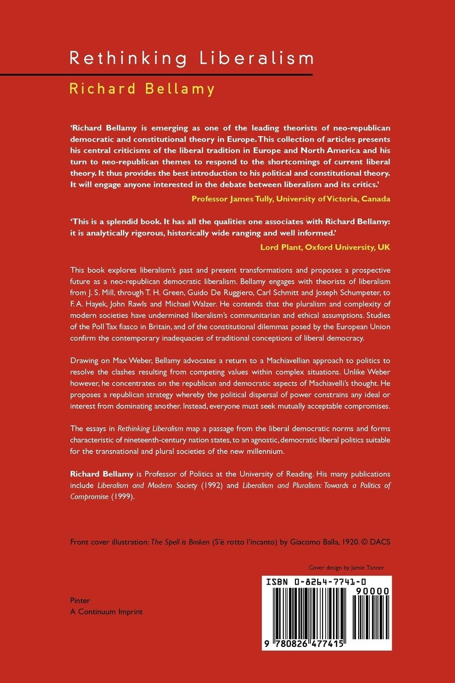 Rückseitencover Rethinking Liberalism