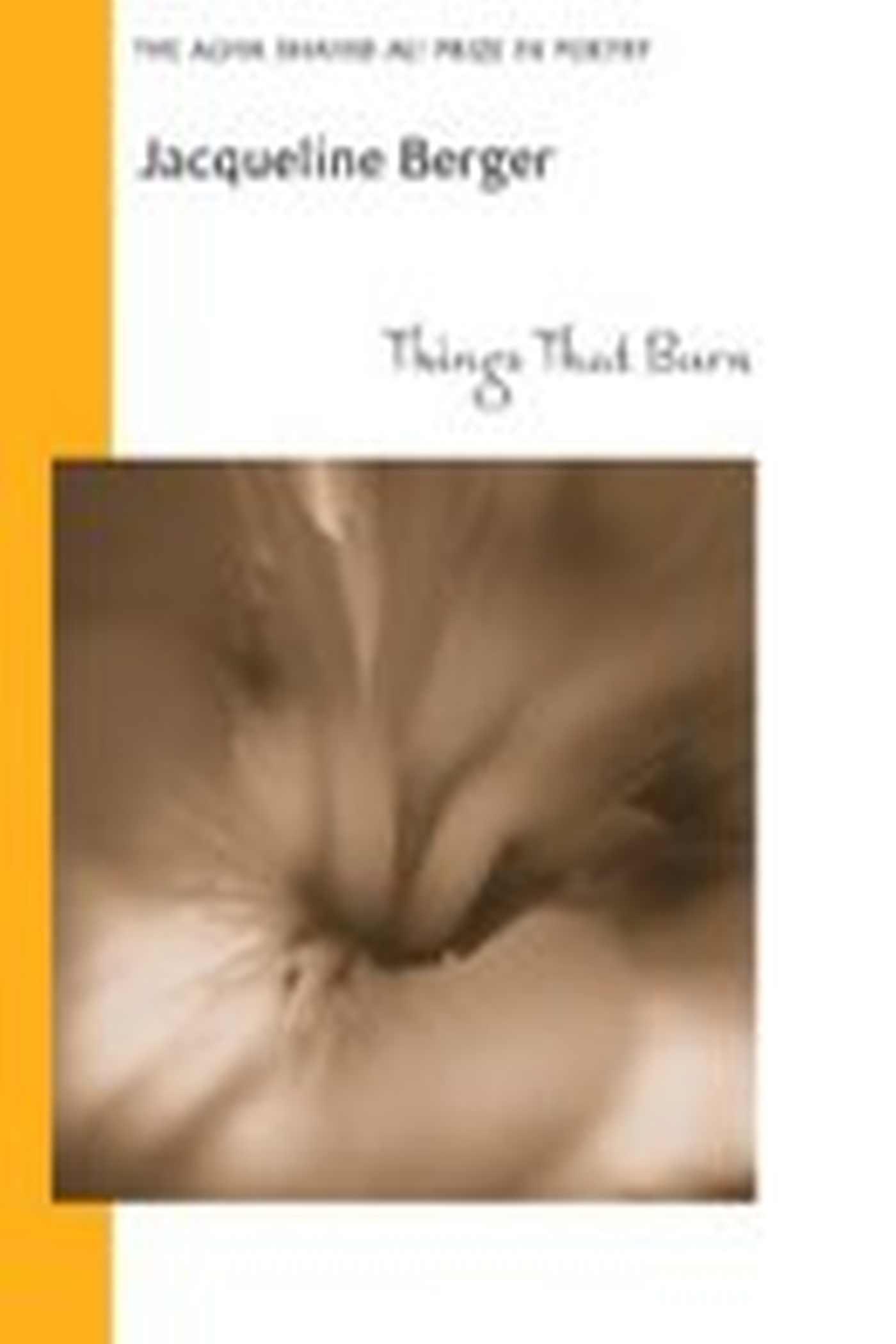 Vorderes Coverbild Things That Burn
