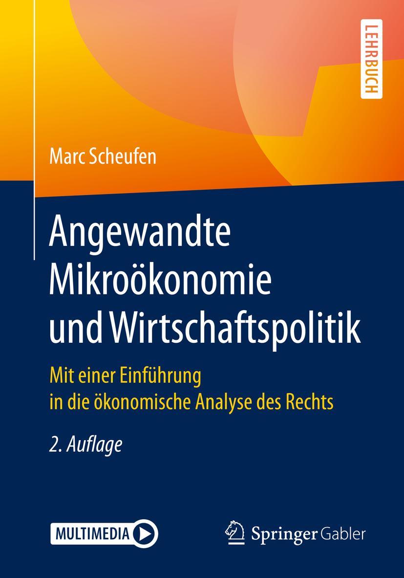 Vorderes Coverbild Angewandte Mikroökonomie und Wirtschaftspolitik