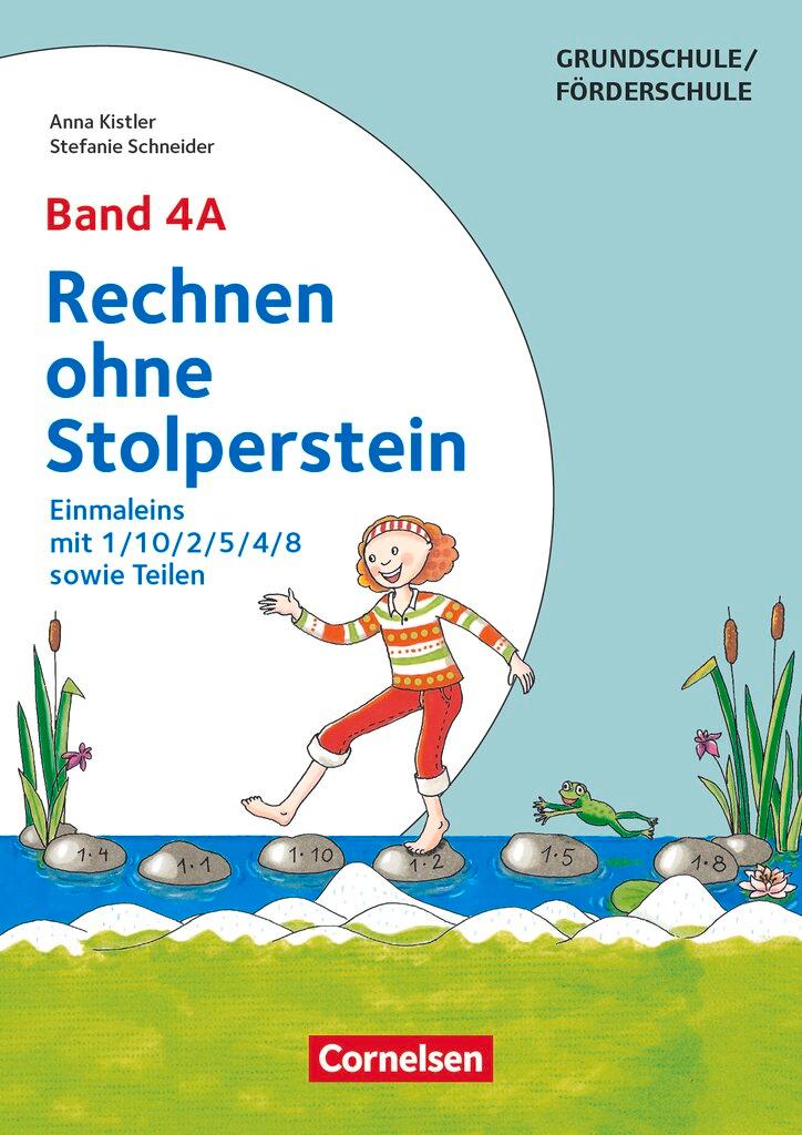 Vorderes Coverbild Band 4A - Einmaleins mit 1/10/2/5/4/8 sowie Teilen - Neubearbeitung