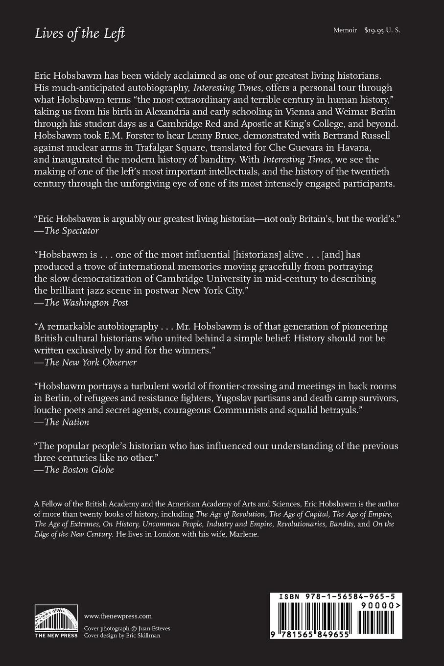 Rückseitencover Interesting Times