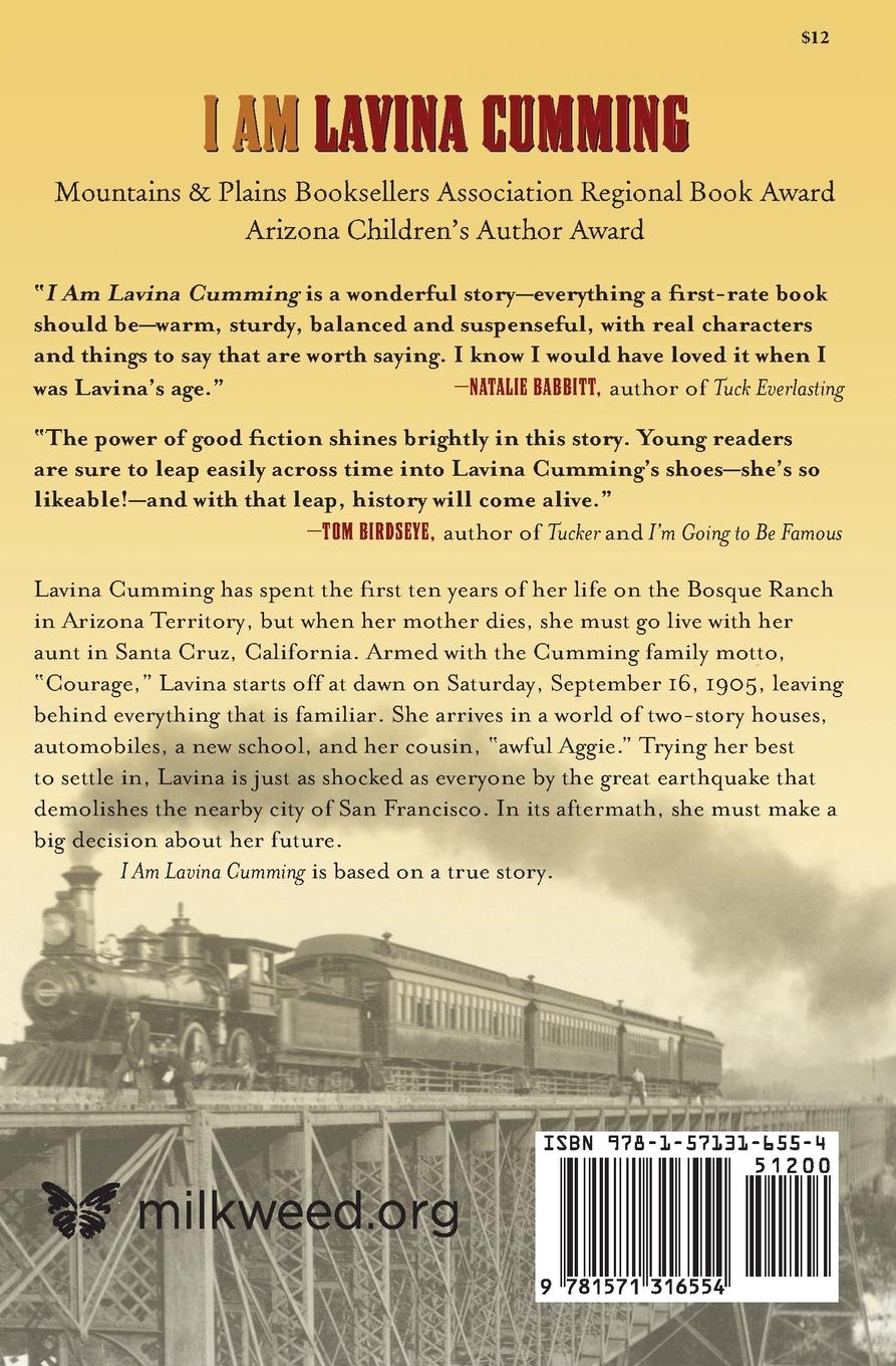 Rückseitencover I Am Lavina Cumming